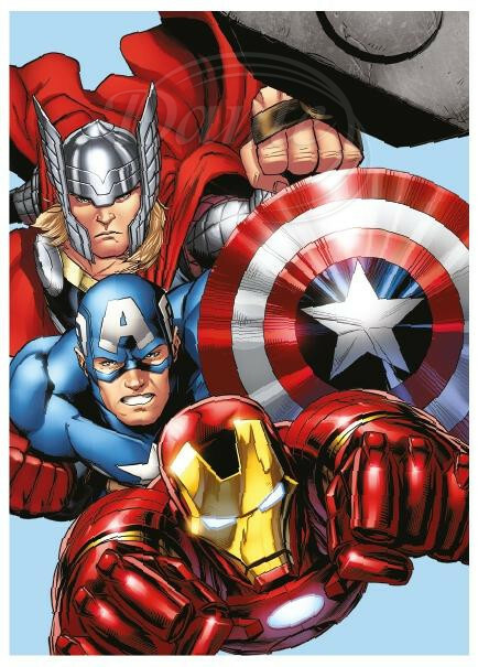 Detská deka Hrdinovia (Avengers) - ART11263